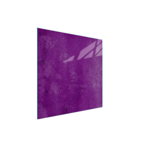 PLAQUE DE PROTECTION EN VERRE POUR POÊLE 50x52 VIOLET (1/5)