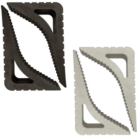 Butée de porte et fenêtre - Lot de 2, marron (1/5)