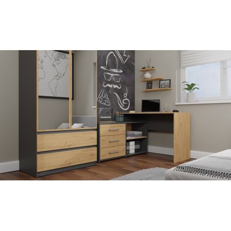 Étagère de bureau réglable en métal avec plateau de rangement à clipser