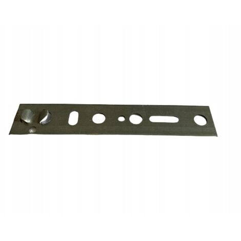 Ancrage pour la fixation de fenêtres en aluminium, crochet de 2 mm et de 18 mm