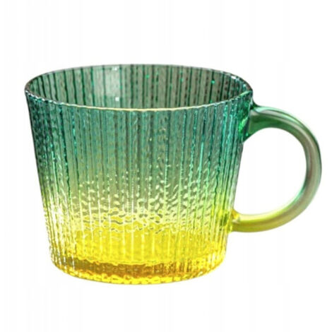 Tasse ECARLA grand format rainurée 380 ml Vert Ombre SZK176 (1/4)