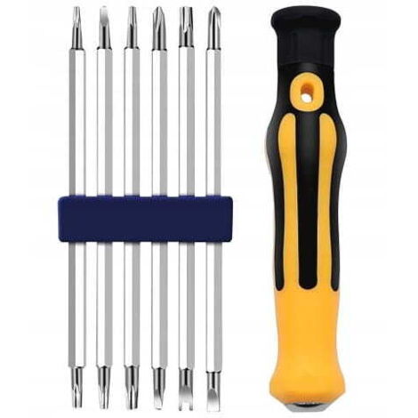 Coffret 20 Tournevis Précision PROSKIT - Embouts Plats, Cruciformes, Torx, Hexagonaux