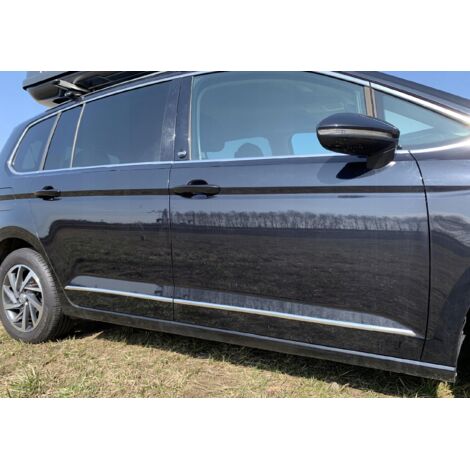 VW Golf Sportsvan - Bandes de portes latérales chromées (1/5)