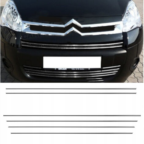 PEUGEOT PARTNER II B9 BANDES DE CALANDRE CHROMÉES POUR CALANDRE (1/5)