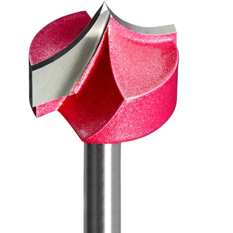 Fraise à arrondir en V 3D TCT 6 x 18 mm (1/2)