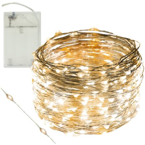 Guirlande lumineuse alimentée par USB, 120 LED 10m avec guirlandes lumineuses étanches pour chambre à coucher Jardin Mariage Noël Décoration extérieure et intérieure-Blanc chaud Guirlande lumineuse alimentée par USB, 120 LED 10m avec guirlandes lumineuses étanches pour chambre à coucher Jardin Mariage Noël Décoration extérieure et intérieure-Blanc chaud