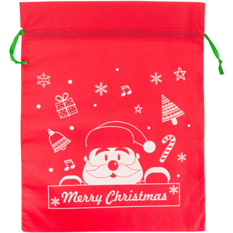 Sac cadeau - kraft décor cœurs rouges - 25 x 33 cm - ECLOZ - Gamm vert