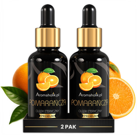 Coffret d'huile essentielle d'orange naturelle et biologique (2 x 30 ml) (1/5)