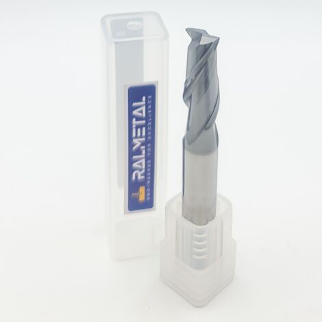 Fraise en carbure VHM 5 x 13 x 50 2F 2 dents 45 HRC (1/3)
