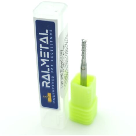 Fraise diamantée multicannelures pour circuits imprimés 2,2 x 3,175 1/8' x 38 (1/3)
