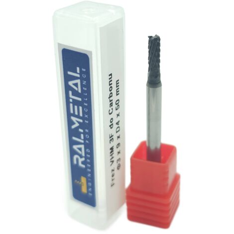 Fraise en carbure monobloc 3F pour composites 3 x 9 x D4 x 50 mm - CVD DIAMANT (1/5)