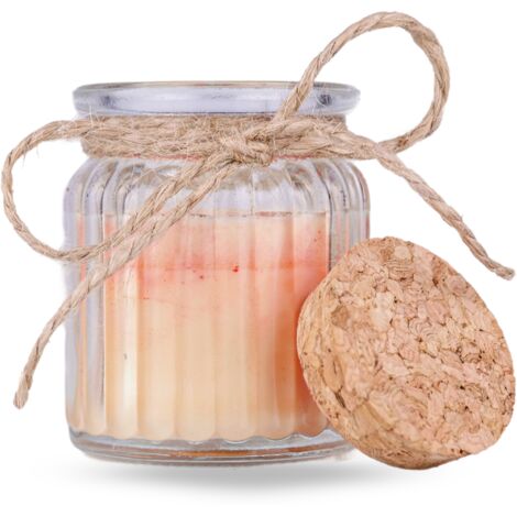 Bougie parfumée naturelle - Bougie à l'orange Arôme naturel (1/5)