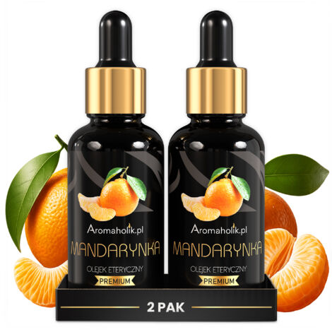 HUILE ESSENTIELLE NATURELLE DE MANDARINE, ESSENTIELLE NATURELLE PUISSANTE 2 x 30 ml (1/5)