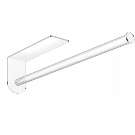 Porte-essuie-tout sous meuble, sans perçage, transparent (1/5)