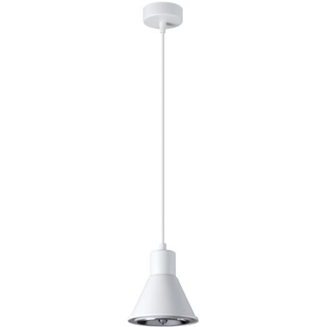 LAMPE À SUSPENDRE TULO 1 GU10 ES111 BLANC LUMILO 09.819.87 (1/5)