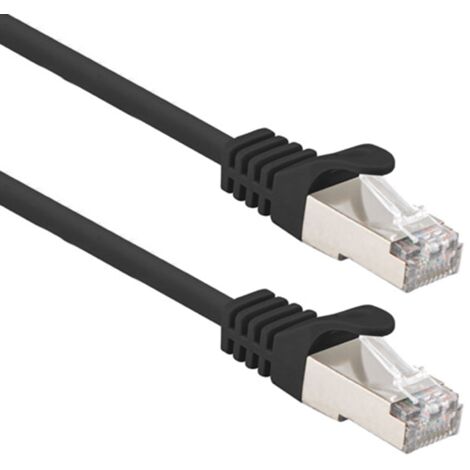 Lanberg - Câble réseau Ethernet FTP Cat.6 noir 50cm (1/5)