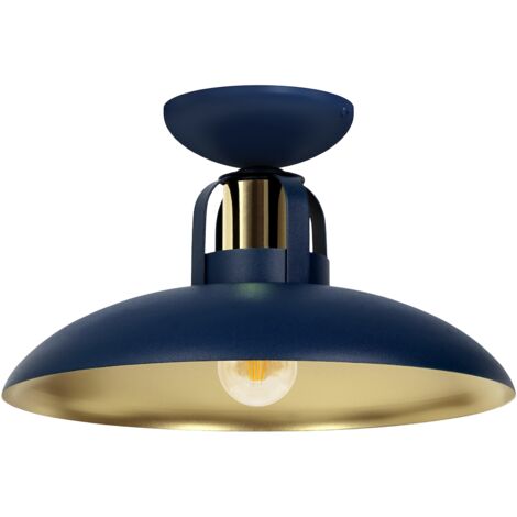 PLAFOND FELIX 1 E27 BLEU MARINE MILAGRO MLP7713