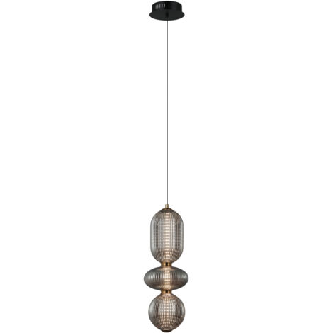 Suspension LED NICO noire ITALUX PND-8545-3-AB-SG (1/2)