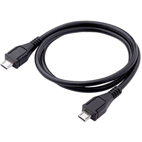Akyga Câble USB USB-Micro-B mâle, USB-Micro-B mâle 0.60 m noir AK-USB-17 C832692 (1/2)