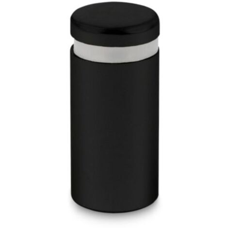 Support de montage en aluminium (entretoise) (noir mat) - 15x25 (1/3)