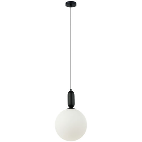 SUSPENSIONS ALDEVA 1 E27 NOIR ITALUX PND-02340-1L-BK (1/2)