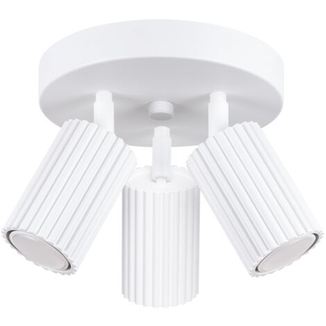 Projecteur AMBER 3 GU10 en aluminium blanc LUMILO 15.399.44 (1/5)