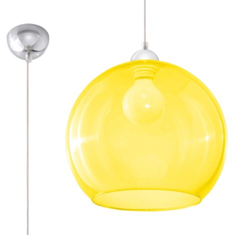 Suspension DREMO 1 E27 Jaune LUMILO 02.153.52 (1/5)