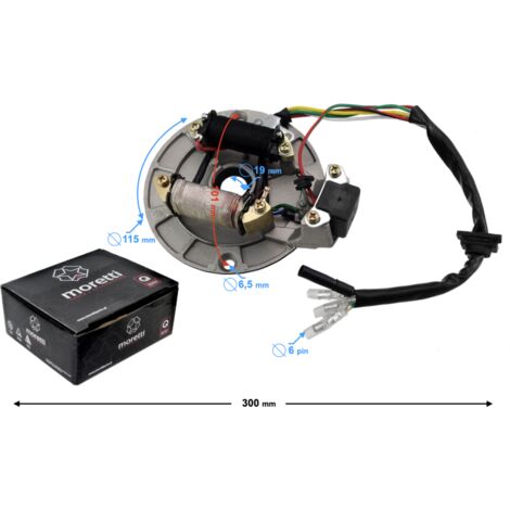Bougie d'allumage pour moto cross 125cc (1/2)