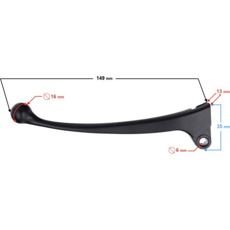 Levier d'embrayage pour cyclomoteur Ranger Classic (E4) (1/3)