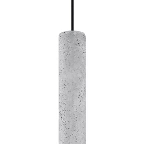 FLORIO 1 GU10 SUSPENDUE EN BÉTON GRIS LUMILO 06.267.53 (1/5)