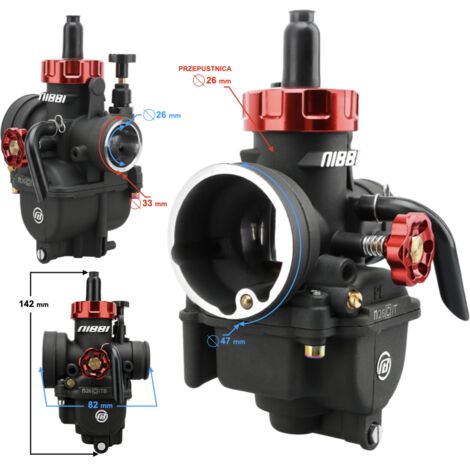 Carburateur de course NIBBI PE26 26 mm, variante 2
