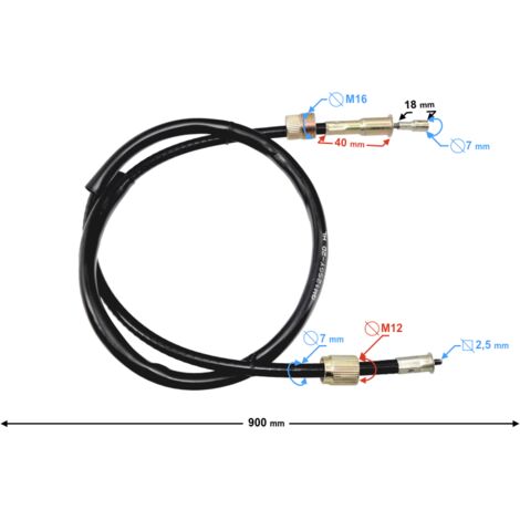 Câble de compteur de vitesse pour cyclomoteur Volcano 50 / J 902 (1/3)