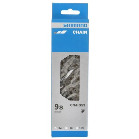 Chaîne Shimano Deore CN-HG53 9 vitesses 116 maillons + axe d'origine