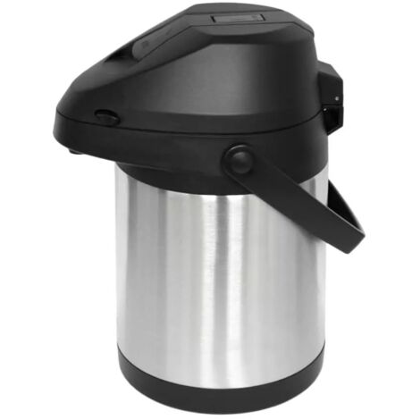 Bouteille isotherme à pompe Olympia en acier inoxydable de 5 litres