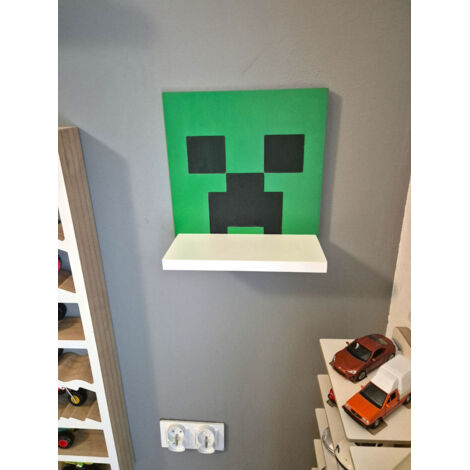 Étagère Minecraft Creeper (1/5)