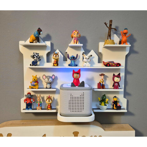 Étagère/Présentoir pour figurines audio du système Toniebox2 - Château (1/5)
