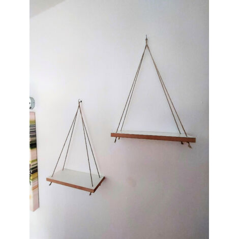 Ensemble d'étagères sur cordes, 2 pièces. (1/5)