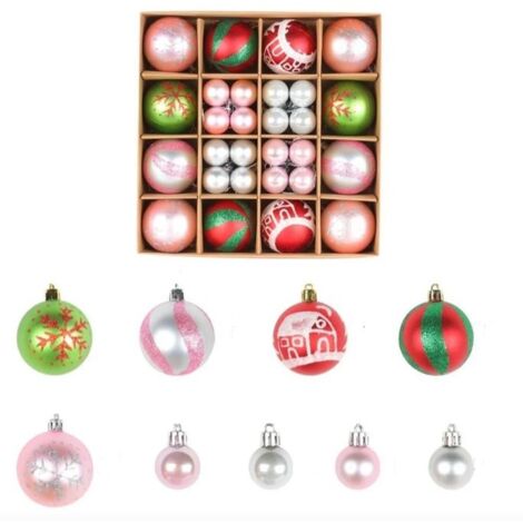 Alupssuc 82CT - Ensemble de Boules de Noël personnalisées, Boules Alupssuc 82CT - Ensemble de Boules de Noël personnalisées, Boules