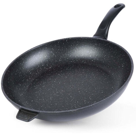 Grande poêle en granit 32 cm (1/5)