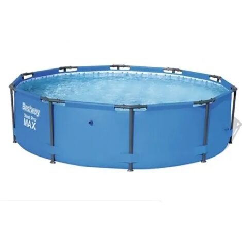 Bestway – Piscine tubulaire ronde 305 x 76 cm – Capacité 4678 litres – Cadre métal plastifié – Agencement pour filtre 1C-2D-2E-A1-A2 - BW56406 (1/4)