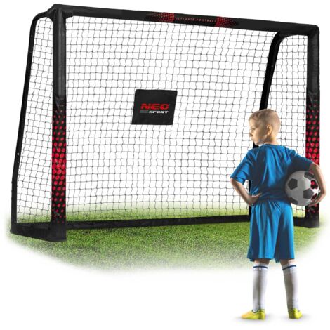 But de football 180 x 120 x 60 cm – Cadre en acier durable – Filet en PE résistant – Montage facile pour usage extérieur - NS-463