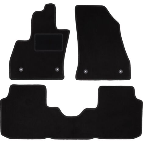 Tapis en velours noir pour : monospace Fiat 500L (2012-) (1/5)