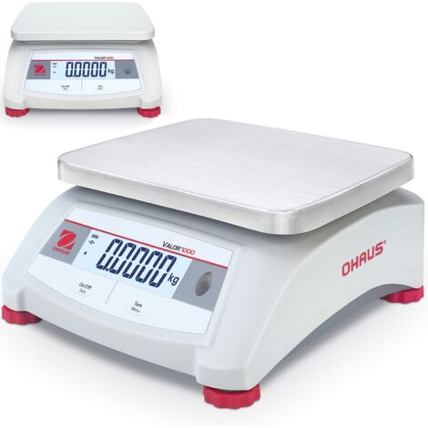 Balance de contrôle électronique restauration VALOR 1000 15kg/2g - OHAUS V12P15