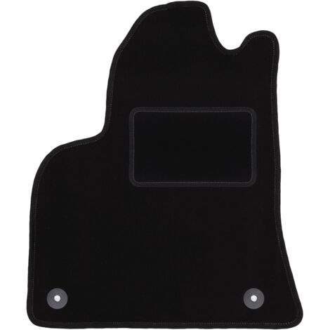 Siège conducteur noir mat pour : Peugeot 3008 I monospace (2009-2016)