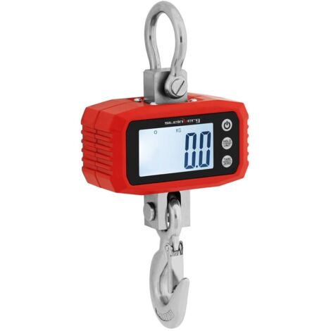 Steinberg Systems – Balance suspendue 1000 kg – Précision 100 g – Construction aluminium – Écran LCD – Autonomie 7 h – Pour usage industriel