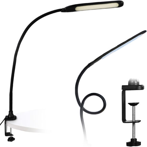 Lampe de bureau LED, noire