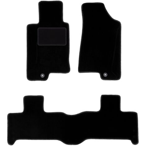 Tapis de sol en velours noir pour : Hummer H3 SUV (2005-2010) (1/5)