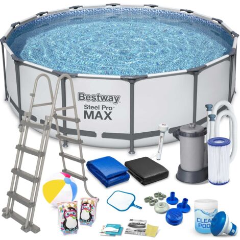 Piscine de jardin tubulaire 488 x 122 cm 19 en 1 Bestway 5612Z