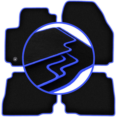 Tapis de sol Carlux bleus pour : Ford Mondeo MK4 liftback, berline, break (2007-2012) (1/5)