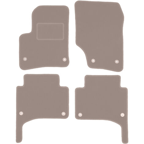 Tapis en velours beige pour : Volkswagen Touareg I SUV (2002-2010)